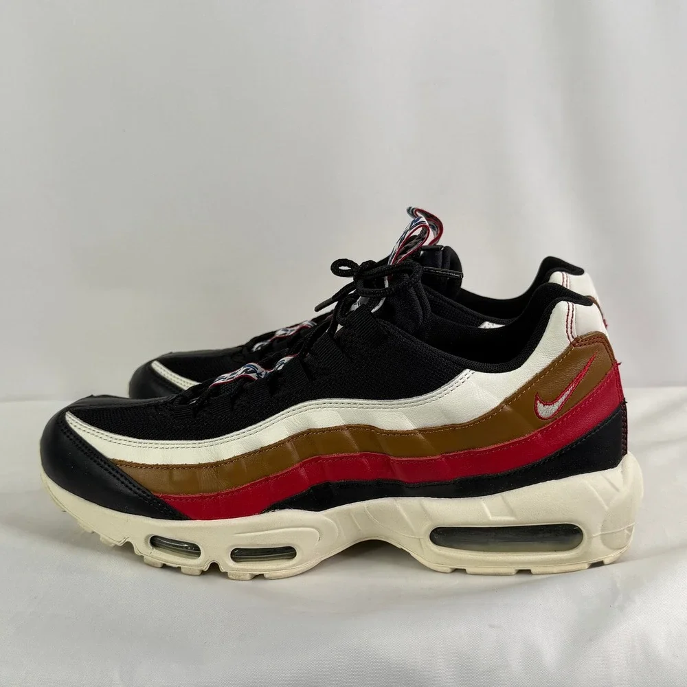 Nike Air Max 95 TT PRM Black Ale Brown Gym‎ Red AJ4077-002 Mens Size 12